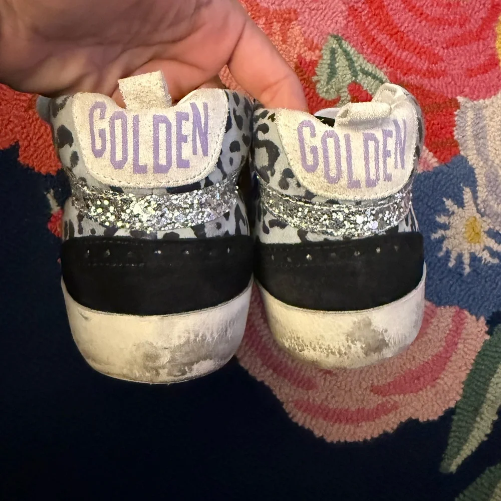 Golden Goose Midstar Leopard Print Sneakers - Picture 7 of 10